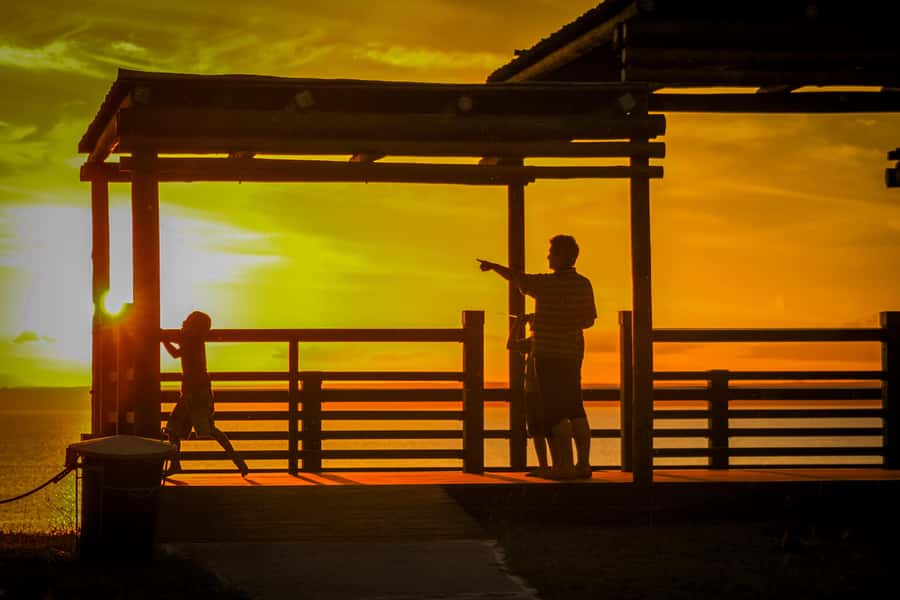 From St Lucia: iSimangaliso Sunset Safari - Panoramic views and the sunset moment