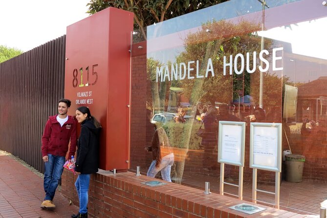 Full day Soweto & Apartheid Museum Tour - The outside FNB Stadium stop, quick and surprisingly useful