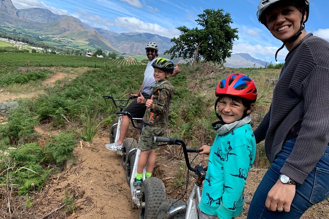 Gravity Scooter in Franschhoek - Two Winery Stops Without the Long Tasting Breaks
