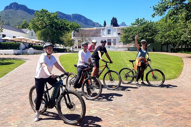 Guided Bike Tour of Stellenbosch - Lanzerac Wine Estate cellar tour and the chocolate-and-wine pairing