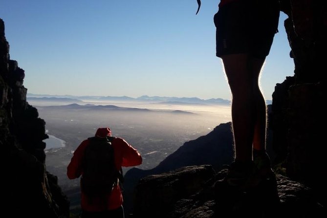 Hiking Table Mountain at sunrise Platteklip Gorge Morning Hike - Platteklip Gorge: steep zig-zags, narrow rock walls, and a real final push