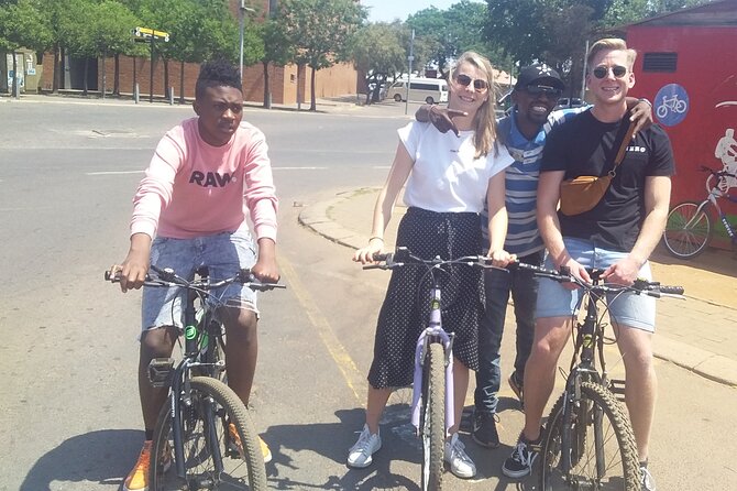 History Bicycle Tour of Soweto - Orlando West High School and the 1976 student uprising stop