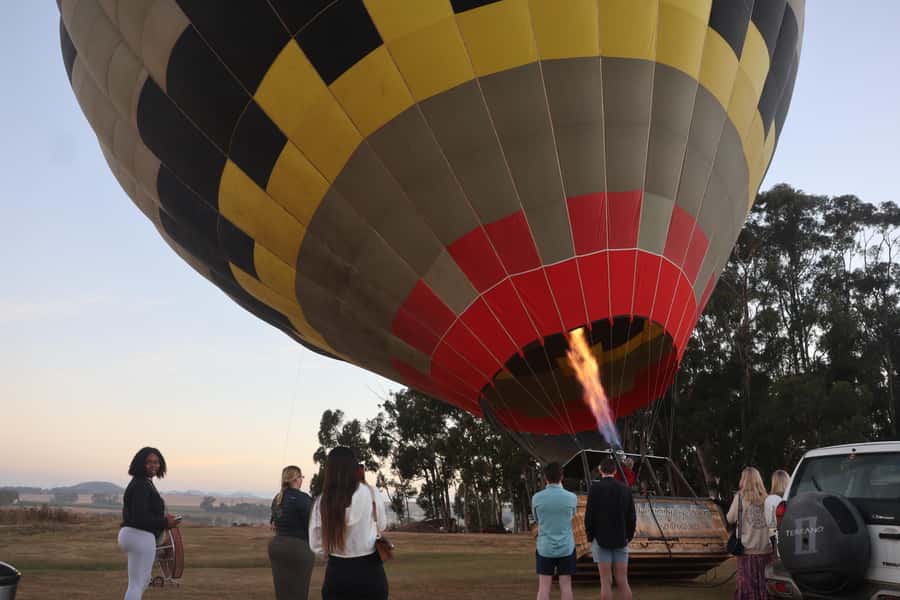 Hot air Balloon and Cape Winelands Private guided tour - Lanzerac wine tasting with chocolate pairing