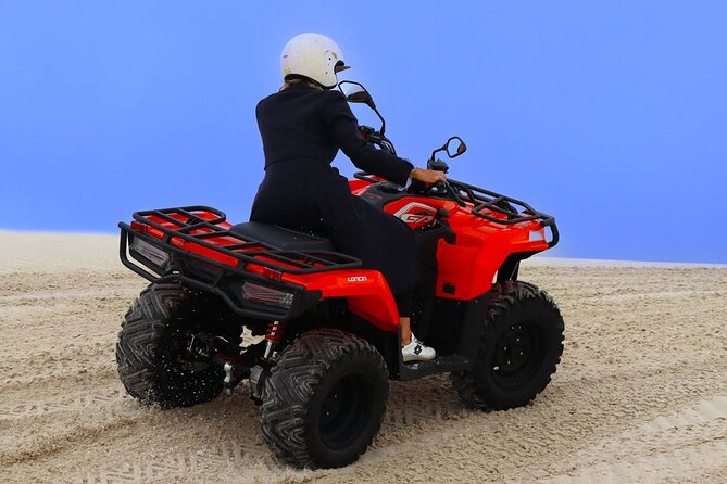 JEEP 4x4, Quadbike, and Glam Sandboarding Combo at Atlantis Dunes - Arriving at Atlantis Dunes, with big views and a clear plan