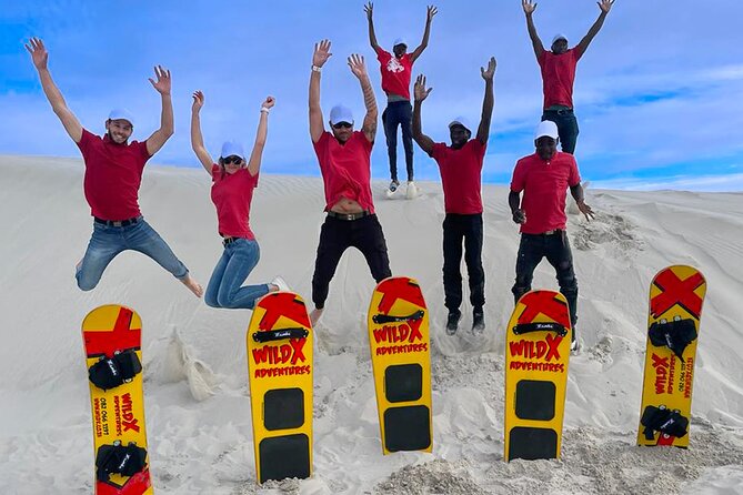 JEEP 4x4, Quadbike, and Glam Sandboarding Combo at Atlantis Dunes - Sandboarding on steep slopes: the rush is real
