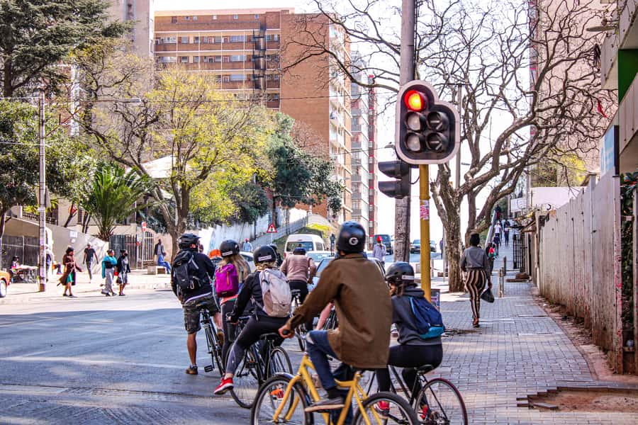 Johannesburg: Inner City Guided Cycling Tour - Elis Park Stadium, a Big Landmark Break on a Small Day