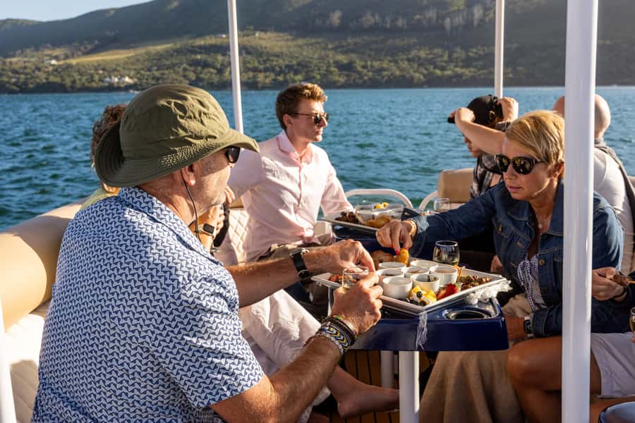 Knysna: Knysna Lagoon Pontoon Boat Cruise - What the onboard experience feels like on the water