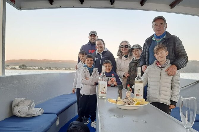 Knysna Oyster Tour - Cruising toward Knysna Heads and learning as you go