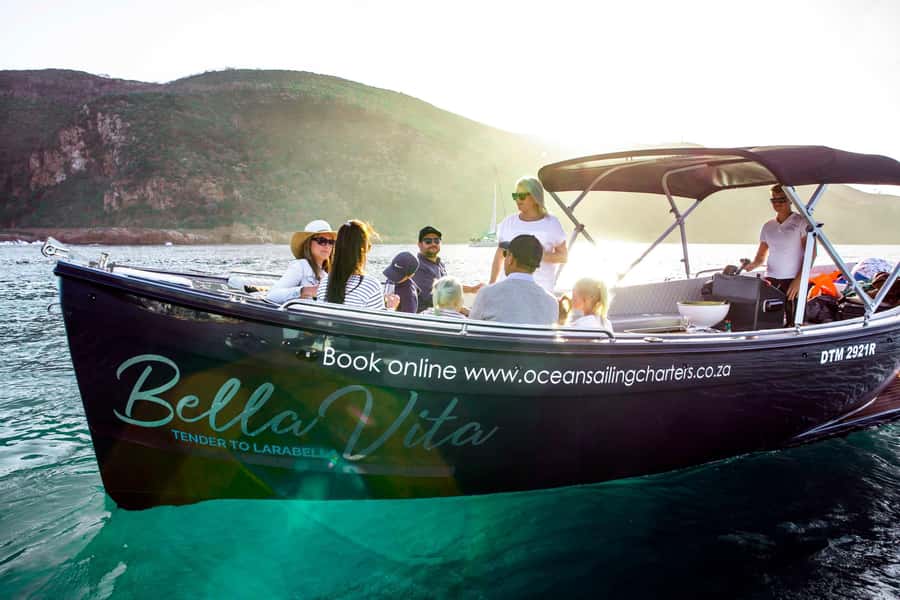 Knysna: Scenic Cruise Aboard a Luxury Lounge Cruiser - Where you board on Thesen Island, and how the trip timing works