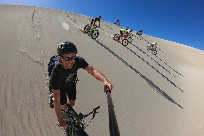 Morning Fatbike Dune Tour - Ocean views and whale season moments in the bay