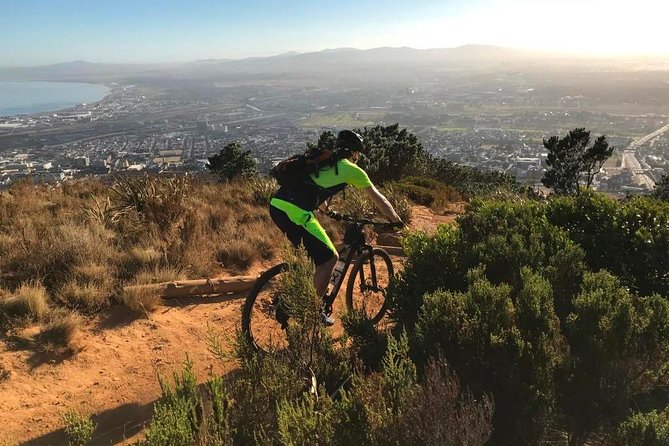 Mountain Biking Table Mountain to Constantia Morning Ride - Getting Oriented at the Table Mountain Cableway