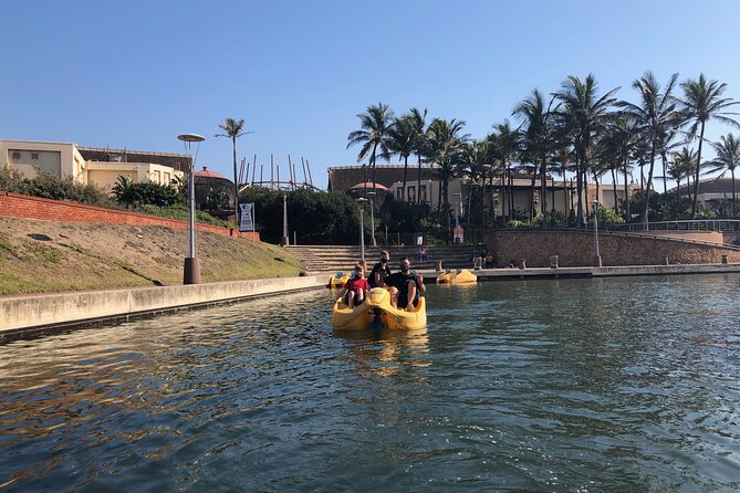 Pedal Boat Rides on Durban Point Waterfront Canals - Wildlife Watching in a Protected Canal System