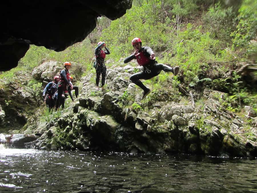 Plettenberg Bay: Canyoning Trip - The 55-Meter Zip-Line Over a Waterfall, Into the River