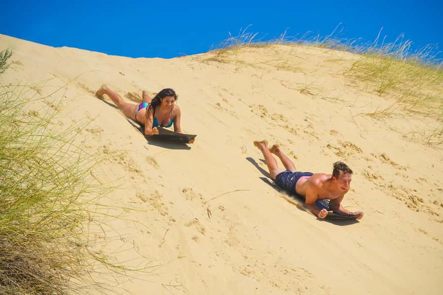 Port Elizabeth: Sandboarding with Short Boat Trip - The 2- or 3-Hour Plan: Boat Ride, Lesson, Runs, Return
