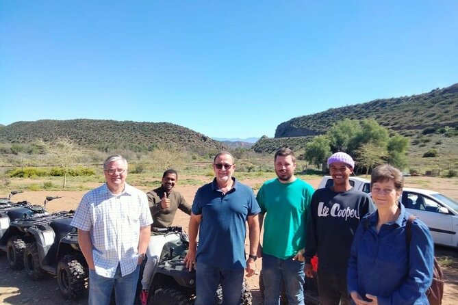 Quad Bike Fun Ride in Oudtshoorn Western Cape - The Perdeskoendraai farm ride: rugged terrain, indigenous plants, and guide-led fun