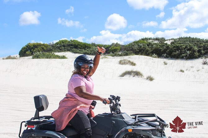Quad bike in the Atlantis sand dunes Cape Town - Atlantis Dunes close to town, but it feels like another world