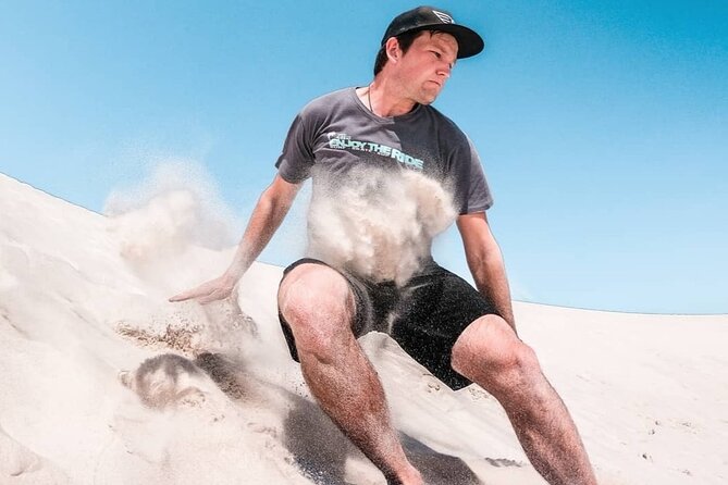 Sandboarding Atlantis Dunes Cape Town - What the Runs Look Like, Standing and Sled-Style Sandboarding