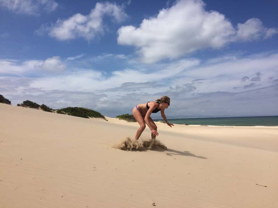 Sandboarding Jeffreys Bay - What a Two Hour Dune Session Typically Looks Like