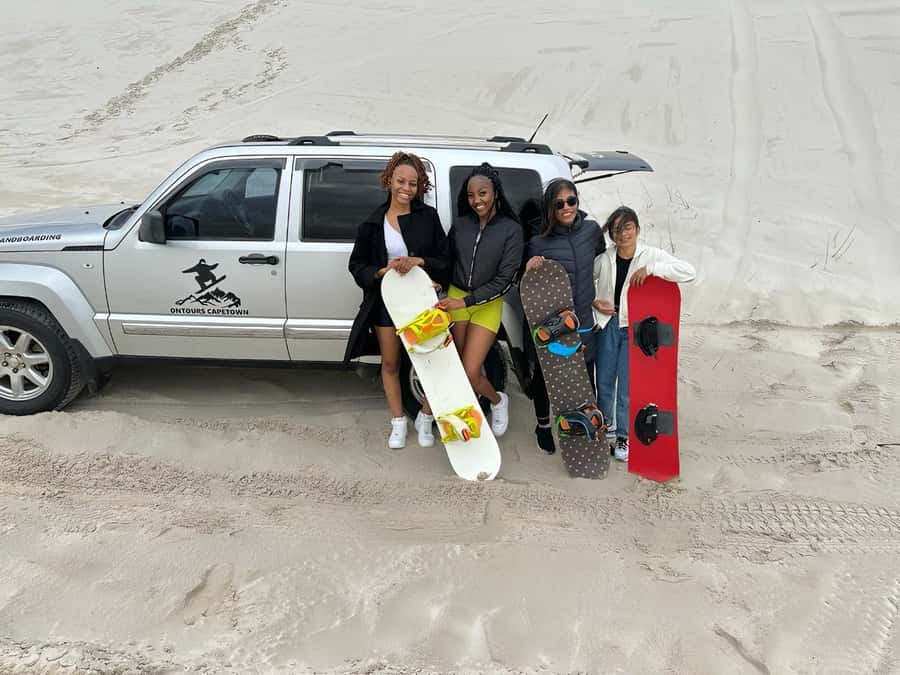 Sandboarding with jeep - drive uphill - Gear, guide, and the small comforts that make a difference