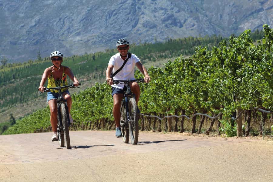 Stellenbosch: Wine Farm E-Bike Guided Tour - Lanzerac start, bikes ready, gear covered