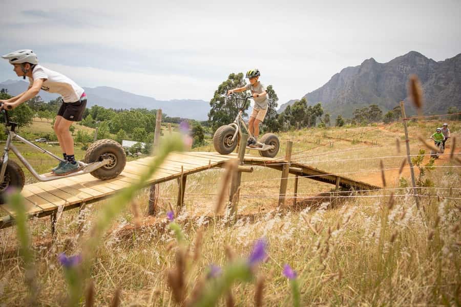 Stellenbosch Winelands downhill gravity Scooter - Gravity Scooter Views You Actually Get to Use