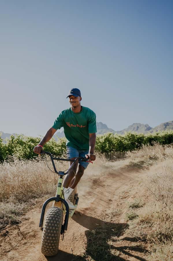 Stellenbosch Winelands downhill gravity Scooter - First Scooter Run: 20 Minutes of Freewheel Adrenaline
