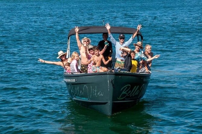 Sunset Boat Cruise on Bella Vita Champagne Lounger - Knysna at sunset, with a bubbly welcome and big water views