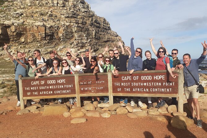 Table Mountain,Cape Point & Penguins Shared Tour, From Cape Town - Muizenberg colored huts, then back to downtown