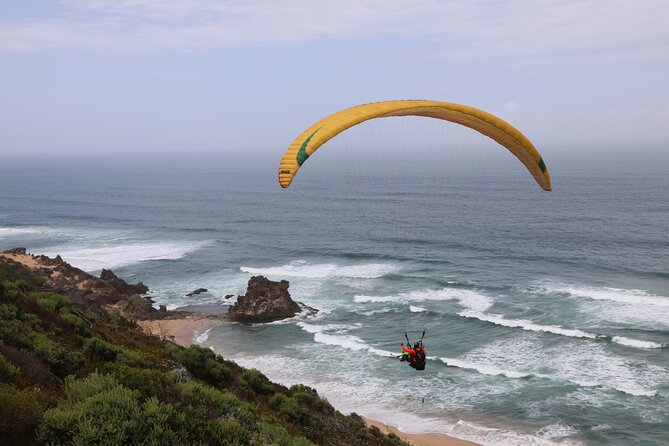 Tandem Paragliding Wilderness South Africa - The Launch: A Few Steps, Then Let the Wind Do Its Job