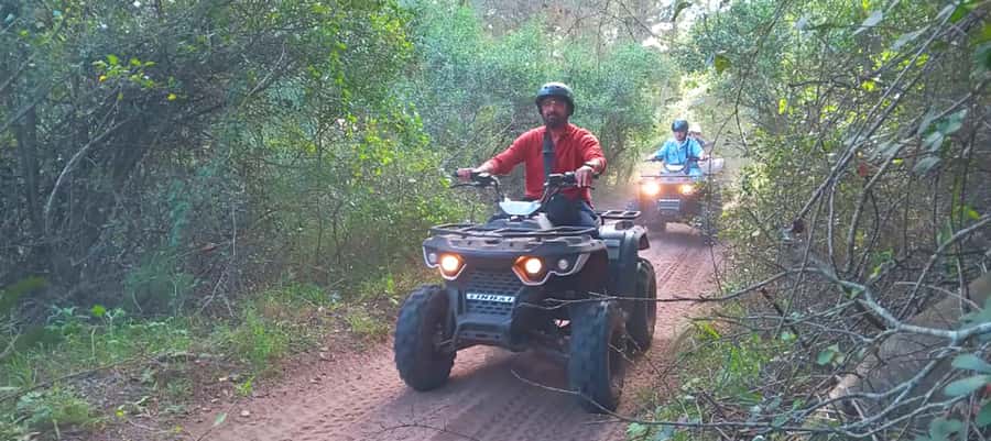 THE CRAGS PLETTENBERG BAY: QUAD BIKE FUN RIDE - Technical bush riding in The Crags, where the fun is the route