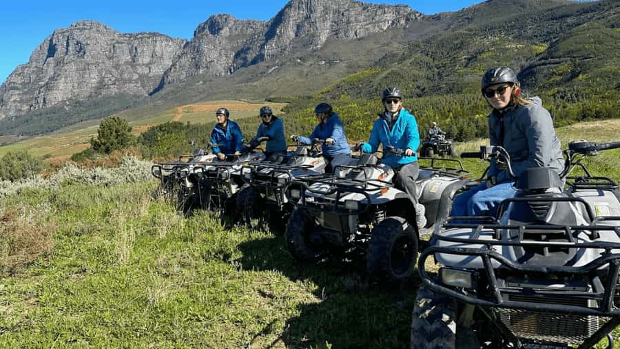 Vrede en Lust Wine Estate: 1H Quad Bike Trail - Vrede en Lust quad biking, and why this fits Franschhoek so well