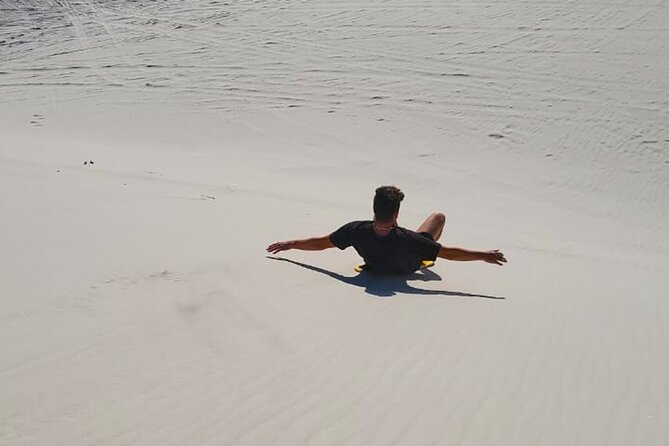 WildX Sandboarding the Real White Sand Dunes Atlantis Cape Town - Boards and comfort: sandboards vs bumboards