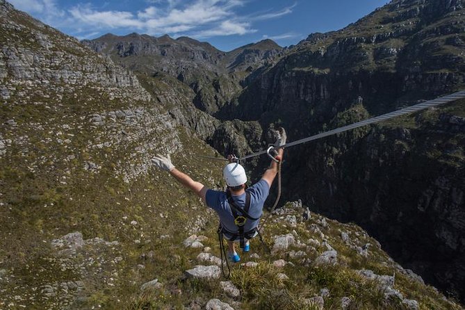 Zip Line and Wine from Cape Town - The 4x4 Ride and Animal Country, Plus That Compulsory Safety Briefing